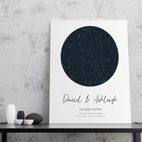 Custom Star Map Print